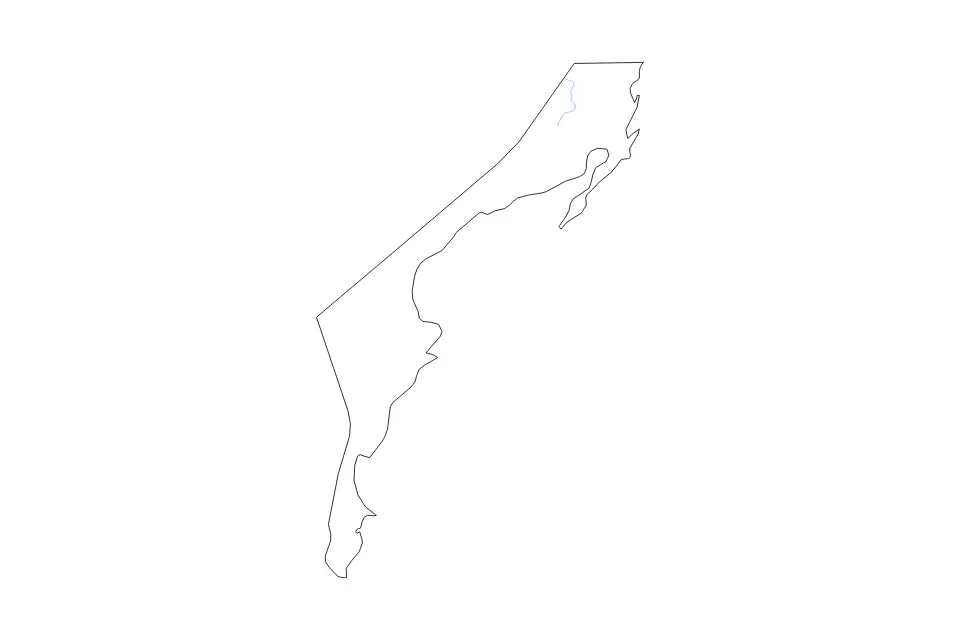 Aurora outline map preview