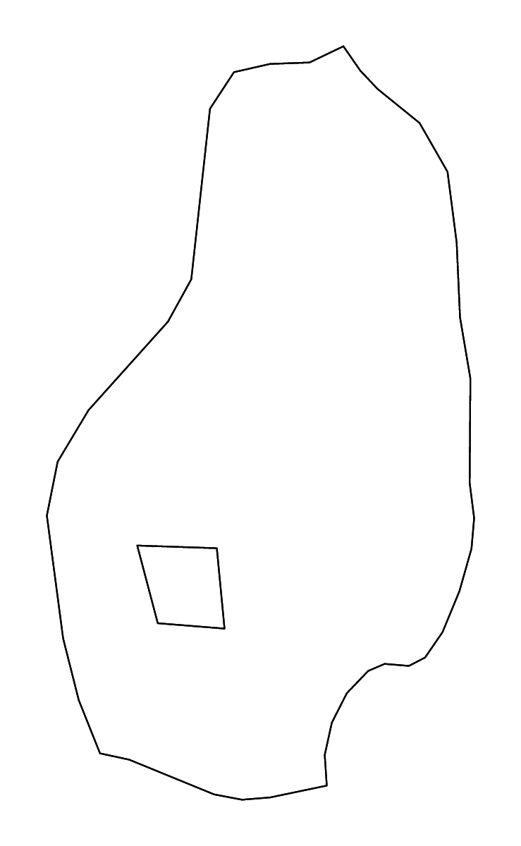 Mapa de contorno de Benguet, Philippines con ríos.