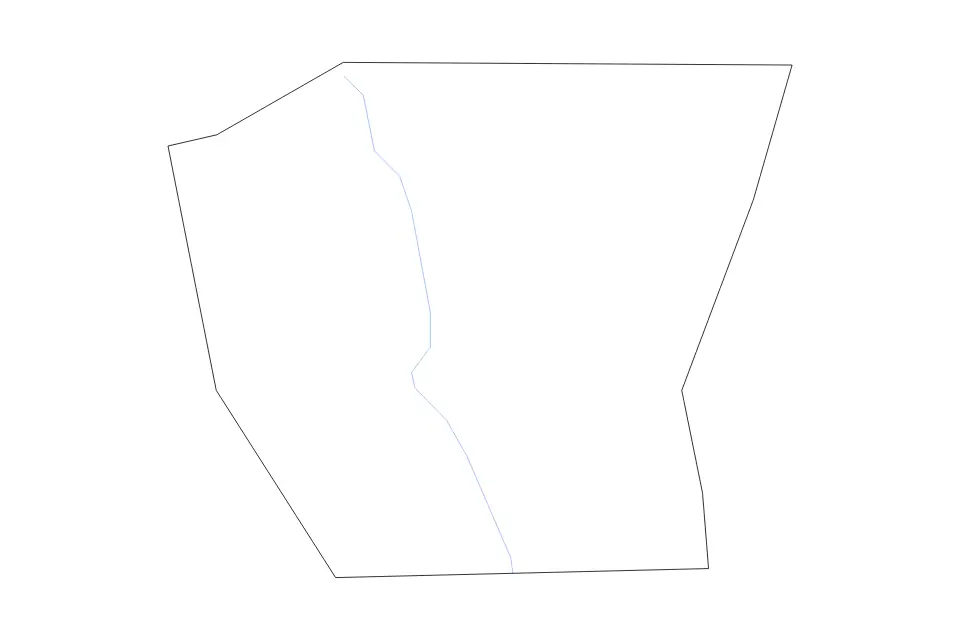Mapa de Butuan, Philippines de tipo contorno y ríos para Asia, con contorno y ríos con límites limpios.