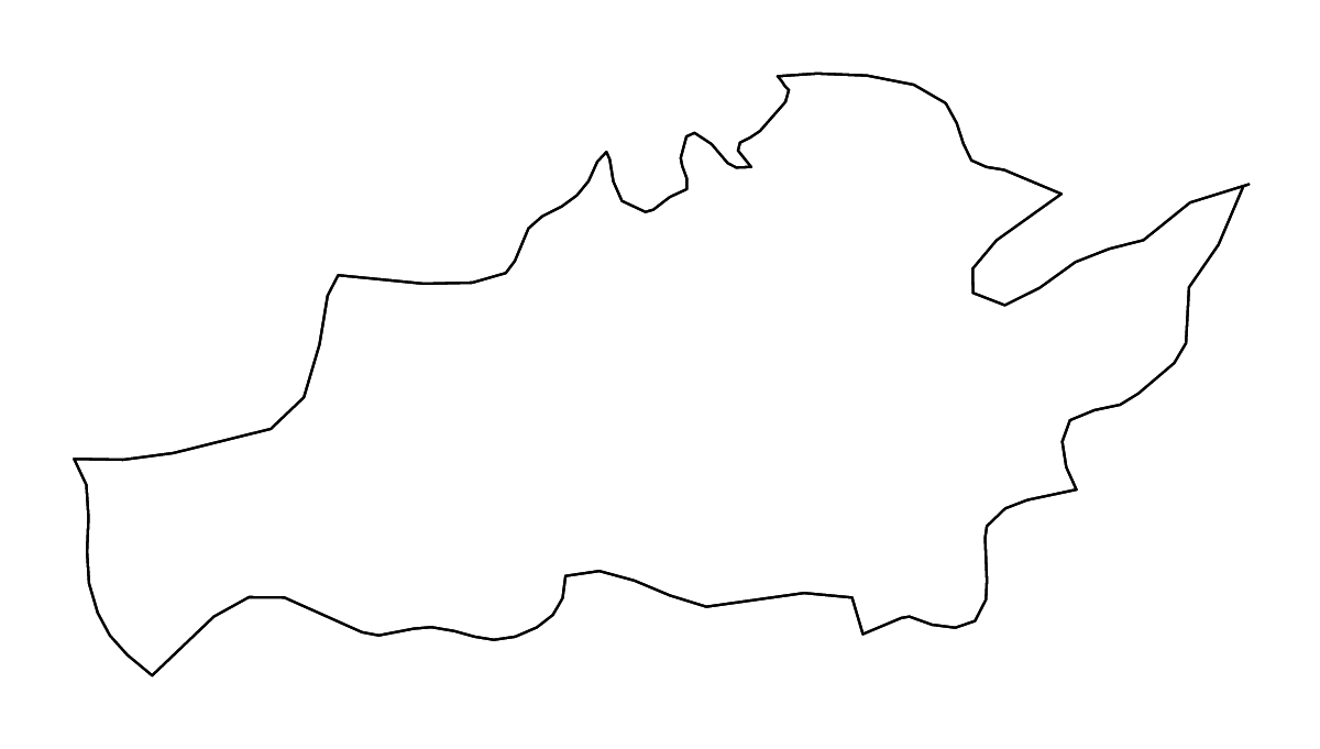 Carte de contour de Capiz, Philippines avec rivières.