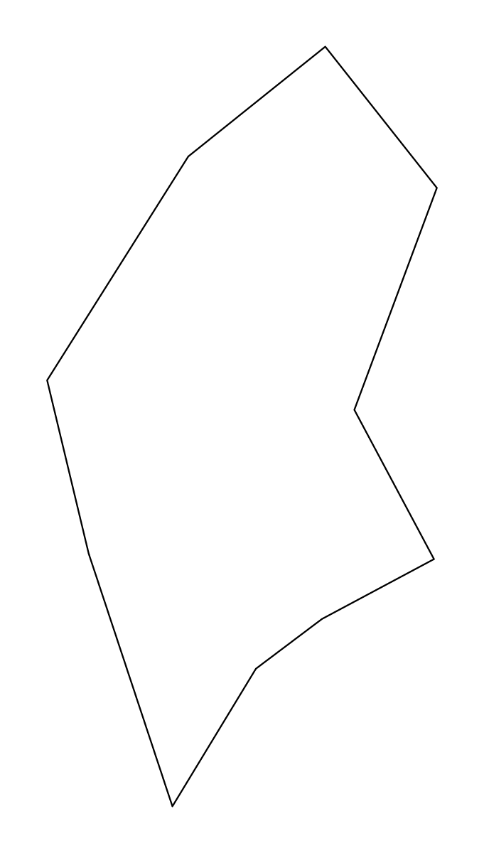 Mapa de contorno de Cebu, Philippines.