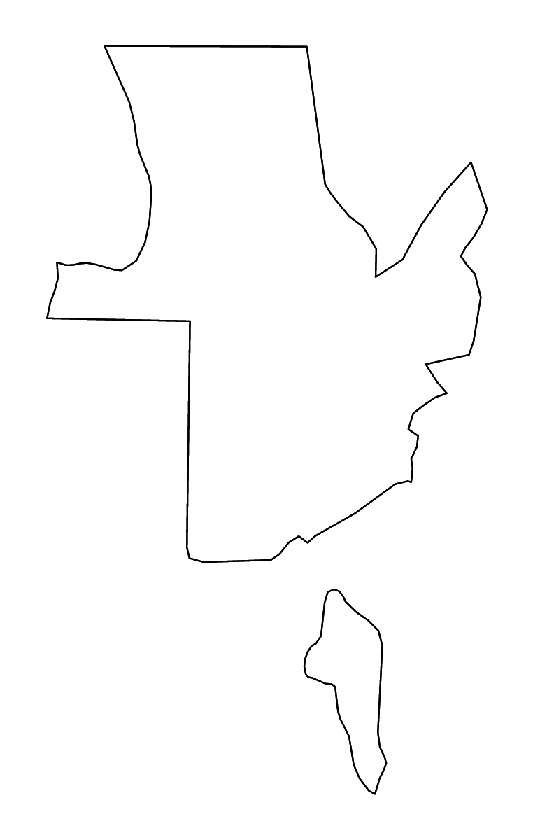 Carte de contour de Davao del Norte, Philippines avec rivières.