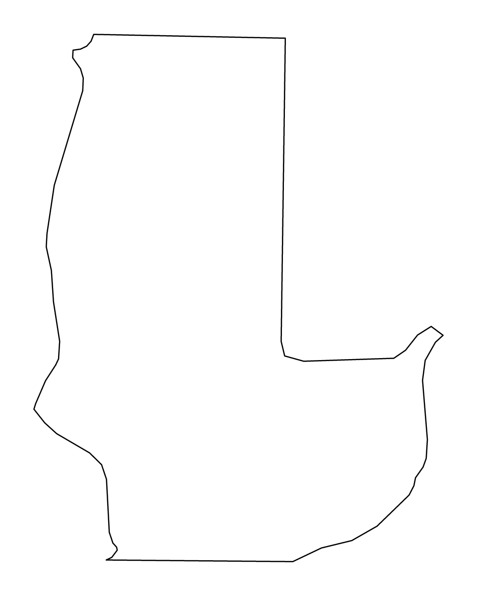Carte de contour de Davao, Philippines.