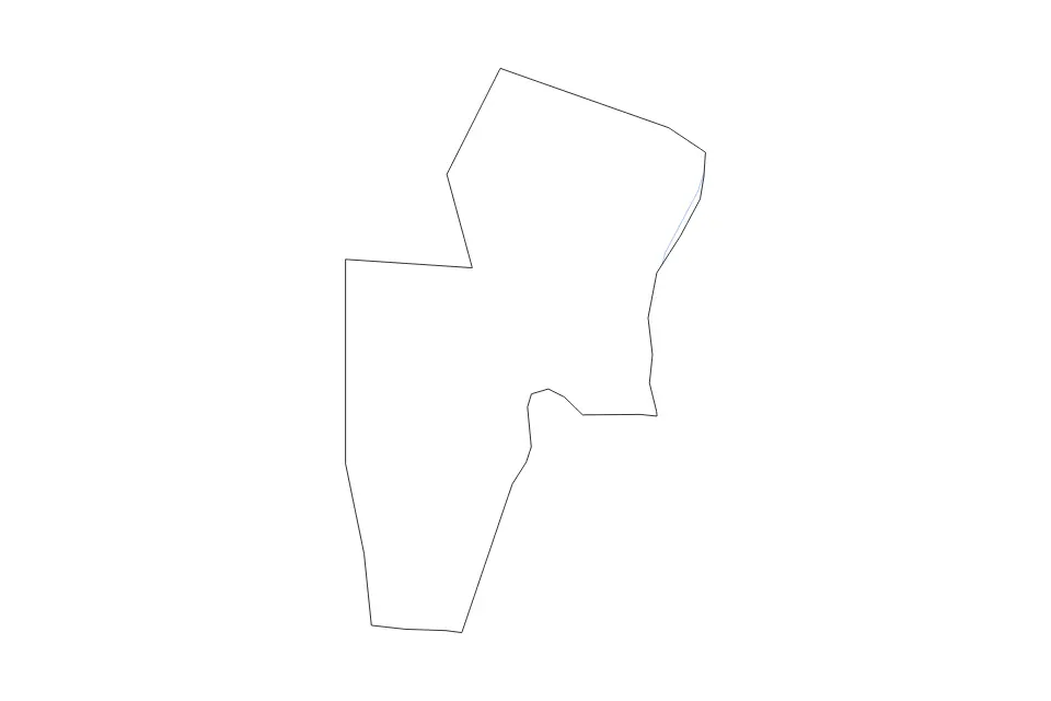 Mapa de General Santos, Philippines de tipo contorno y ríos para Asia, con contorno y ríos con límites limpios.