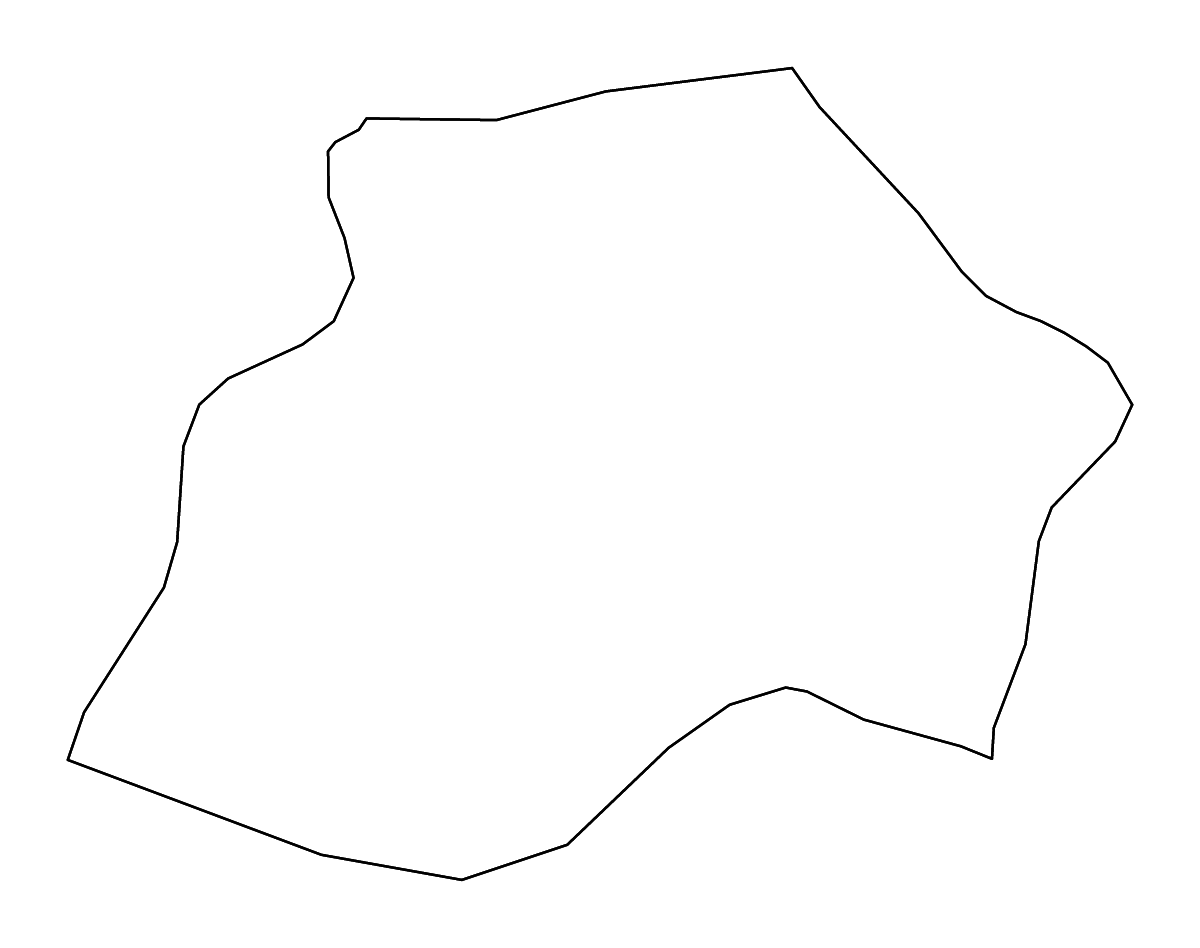Carte de contour de Kalinga, Philippines avec rivières.