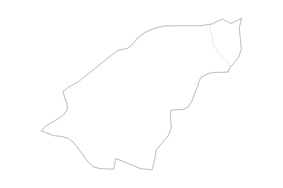 Mapa de Lanao del Norte, Philippines de tipo contorno y ríos para Asia, con contorno y ríos con límites limpios.