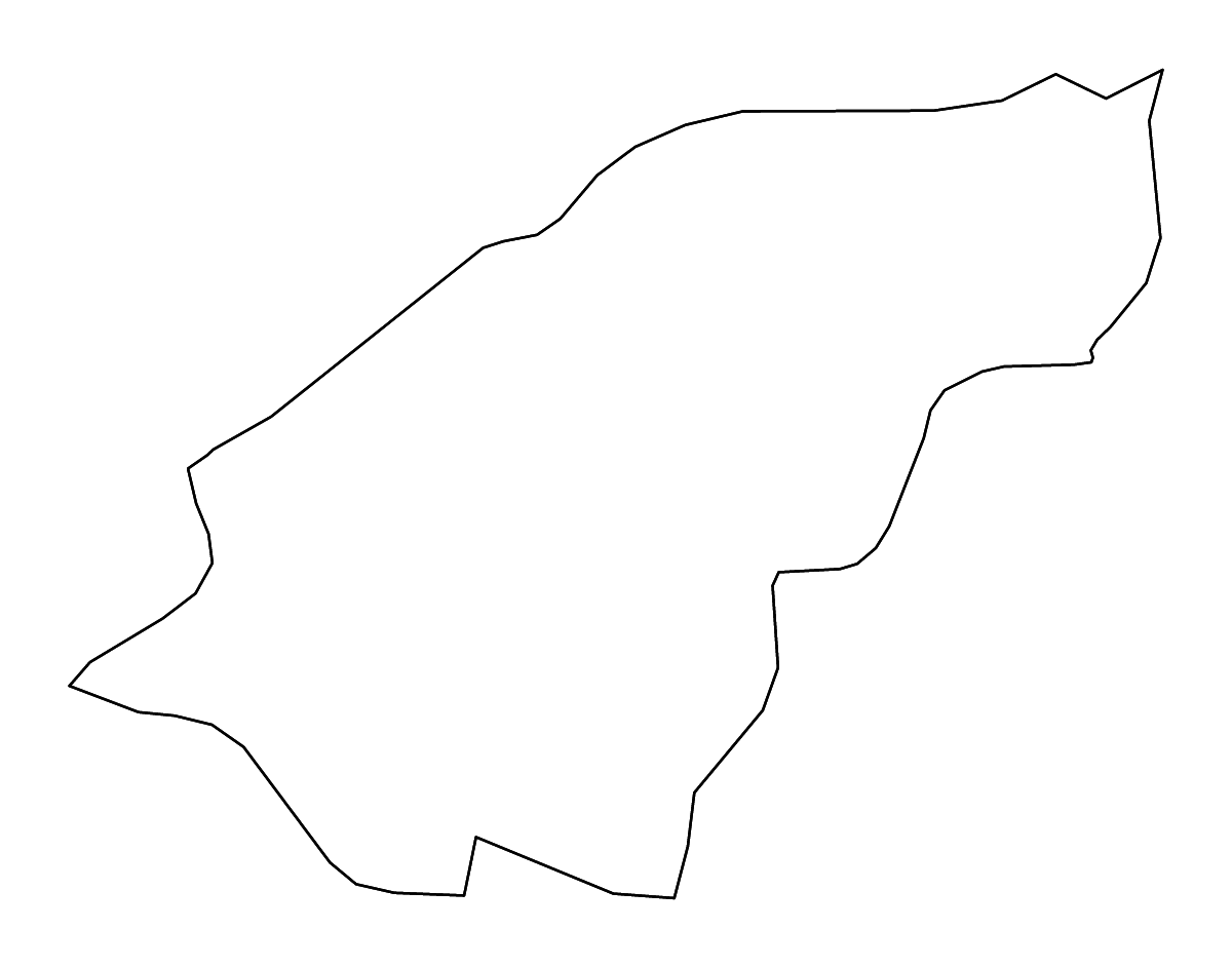 Carte de contour de Lanao del Norte, Philippines avec rivières.