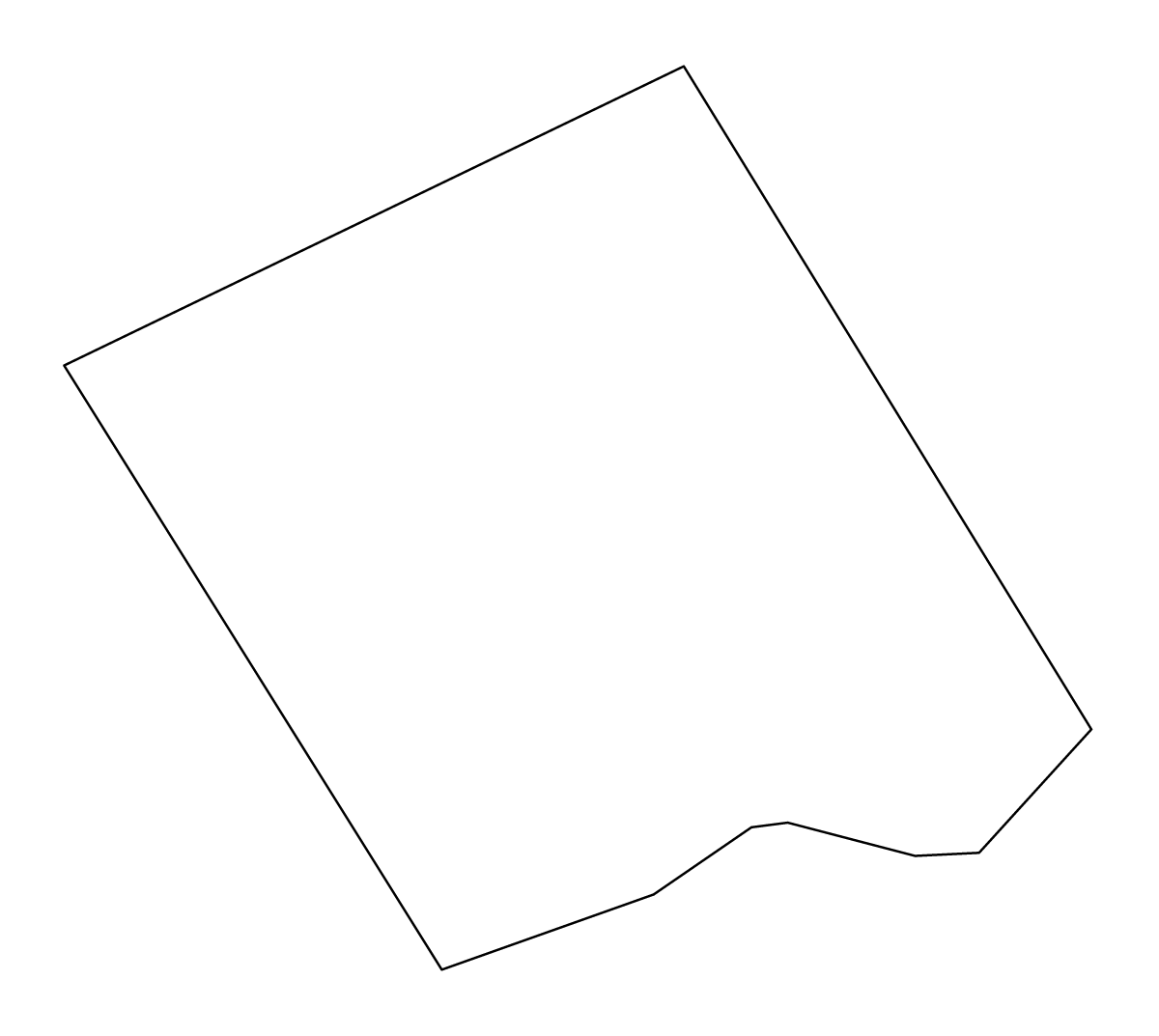 Carte de contour de Lucena, Philippines.