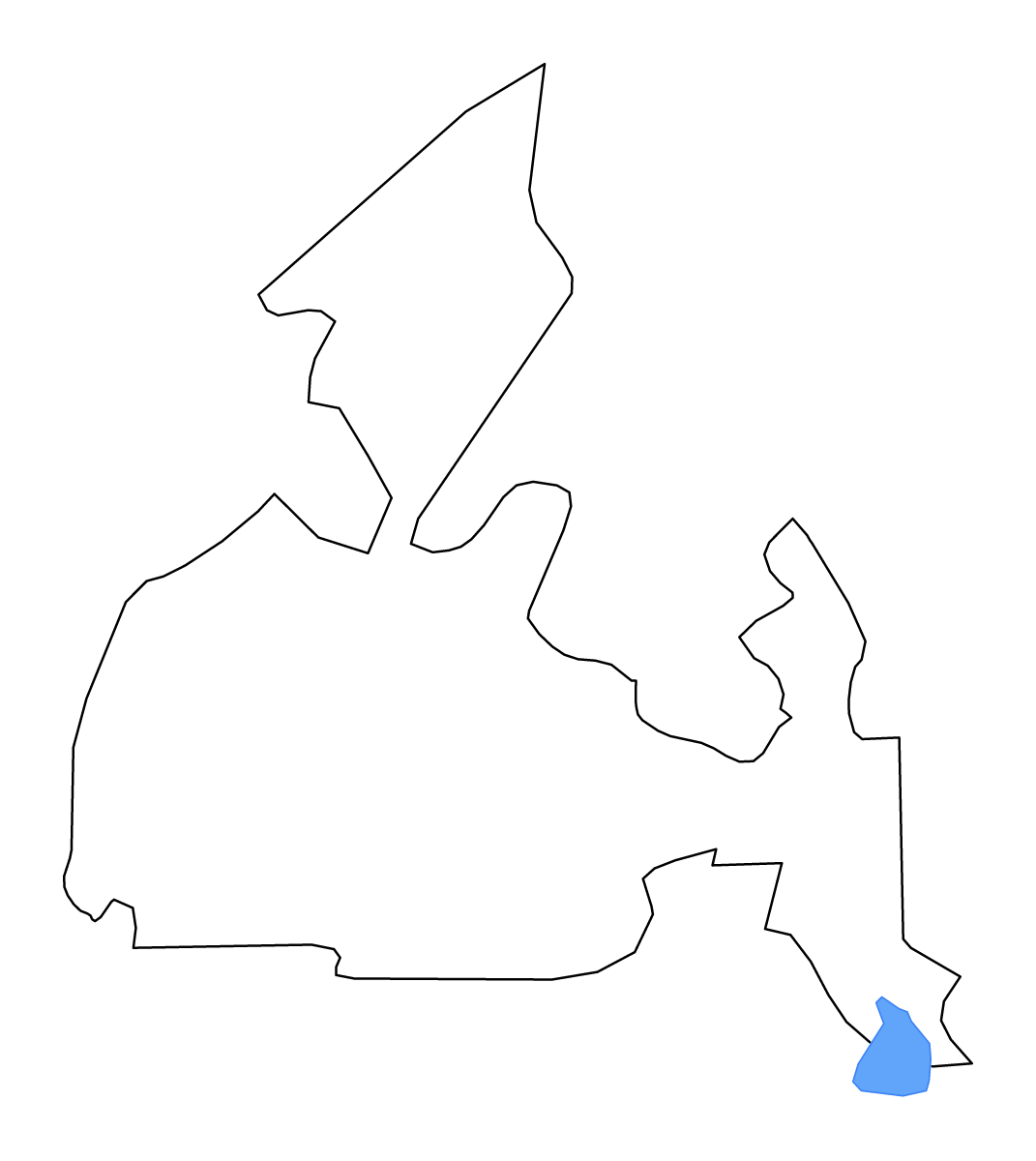 Carte de contour de Maguindanao, Philippines avec lacs et rivières.