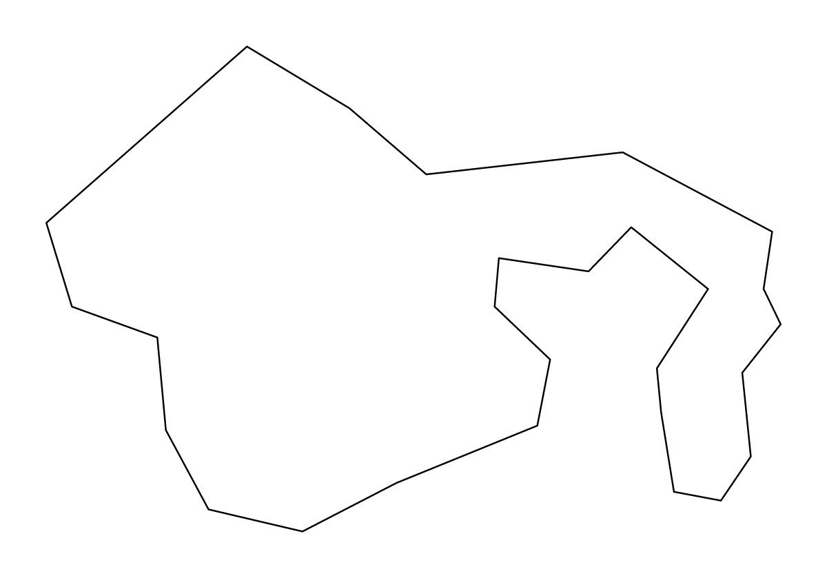 Carte de contour de Makati, Philippines.