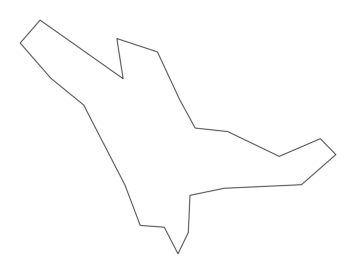 Carte de contour de Malabon, Philippines.