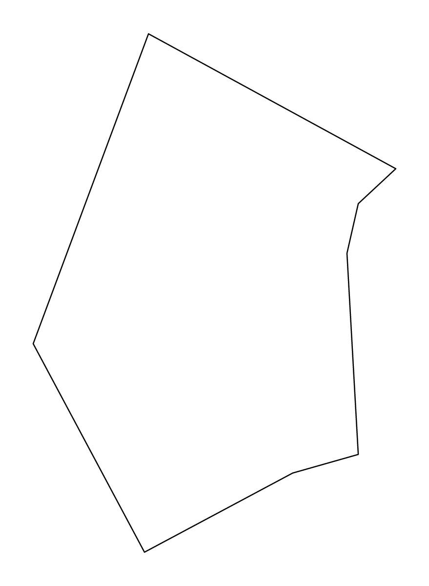 Carte de contour de Mandaue, Philippines.