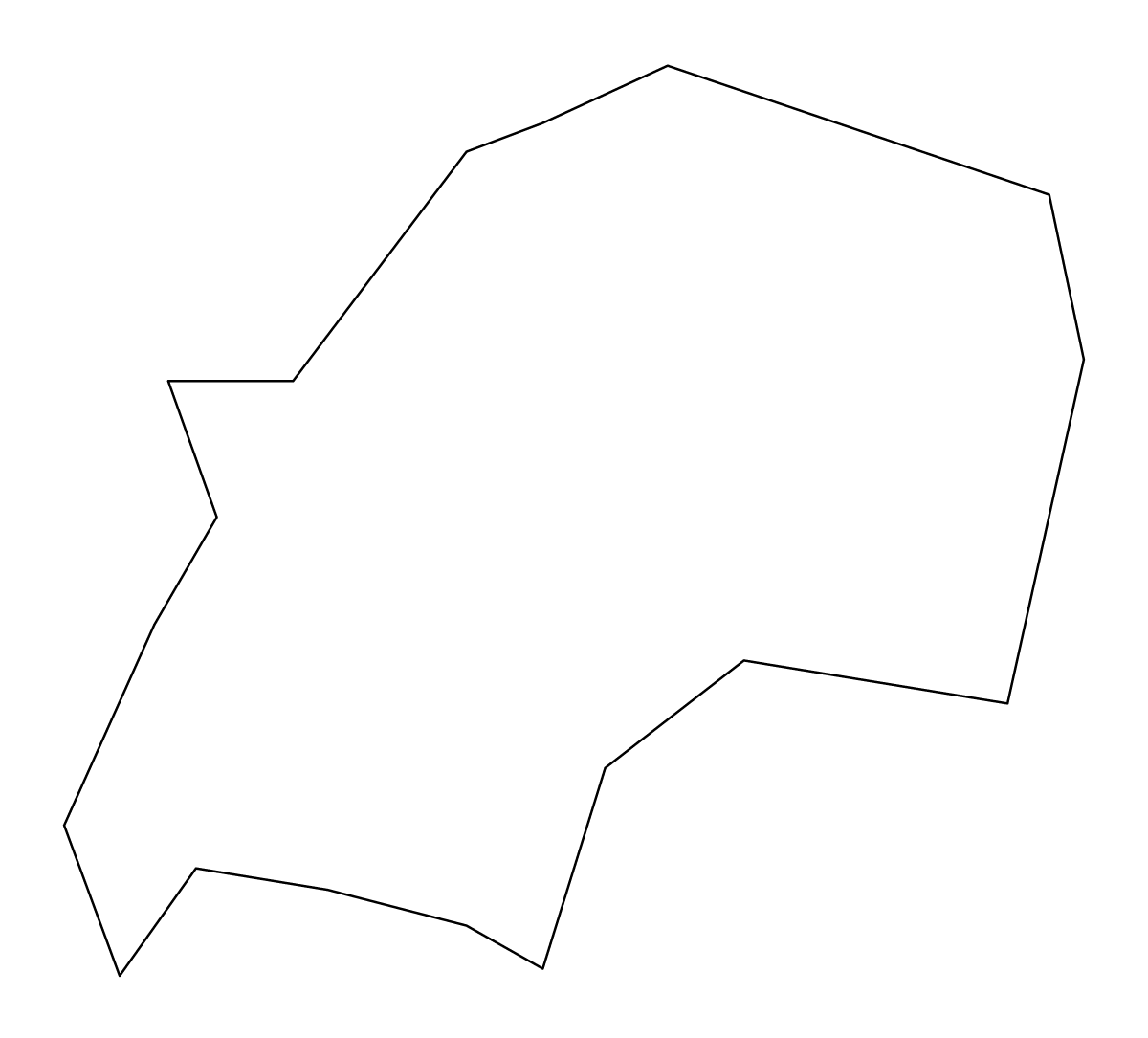 Carte de contour de Marikina, Philippines.