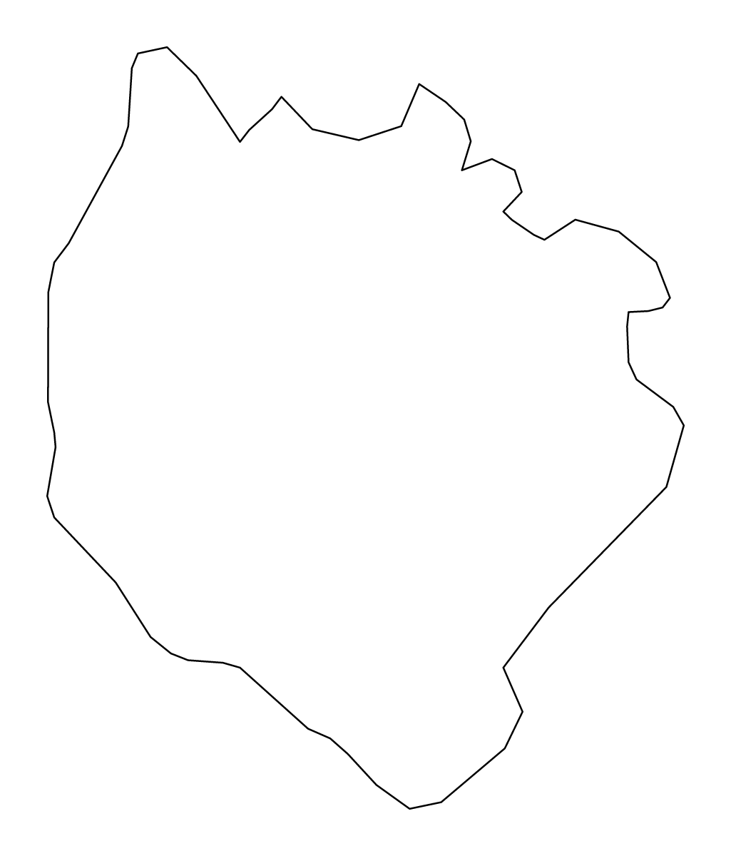 Carte de contour de Marinduque, Philippines.