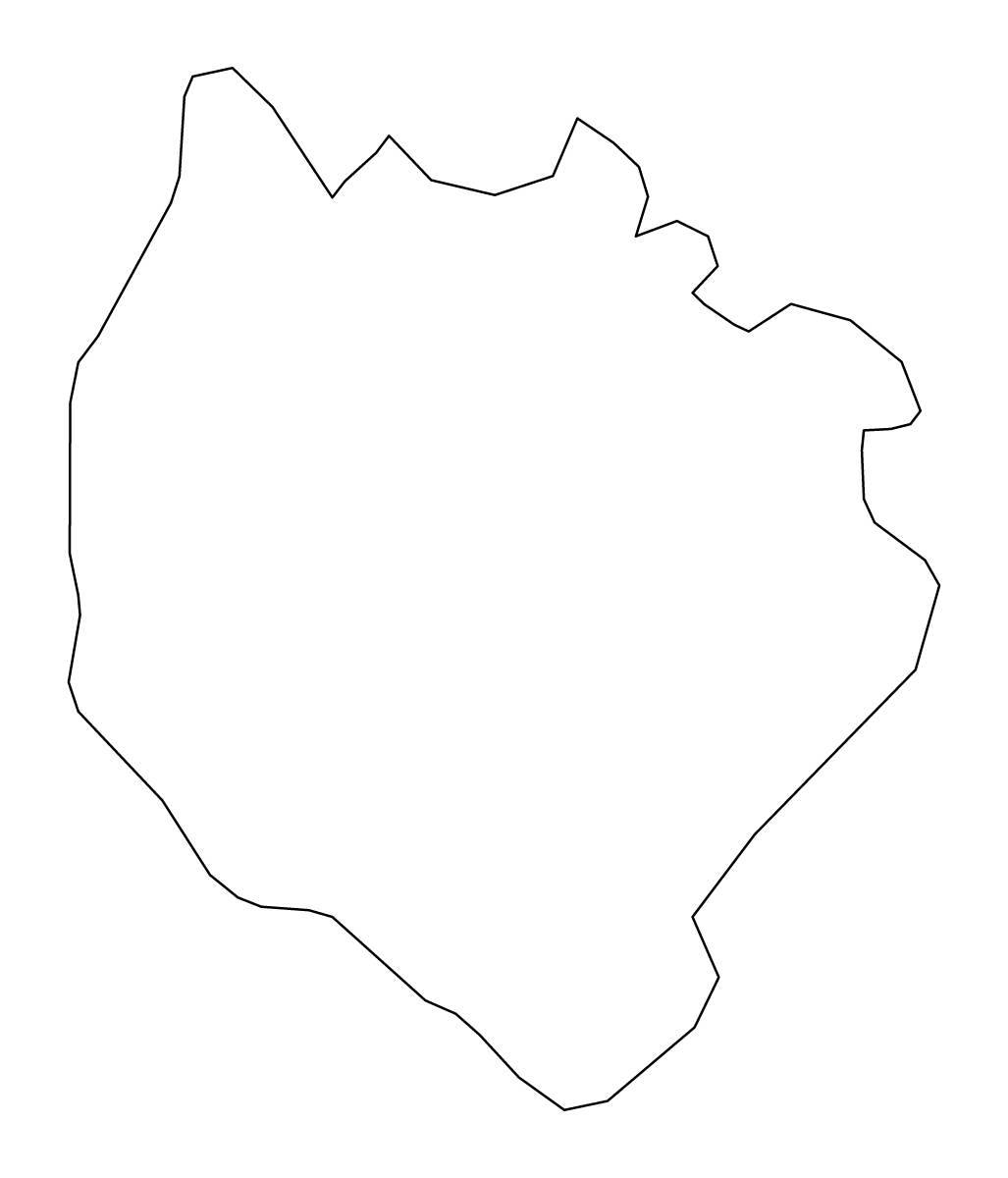 Carte de contour de Marinduque, Philippines.