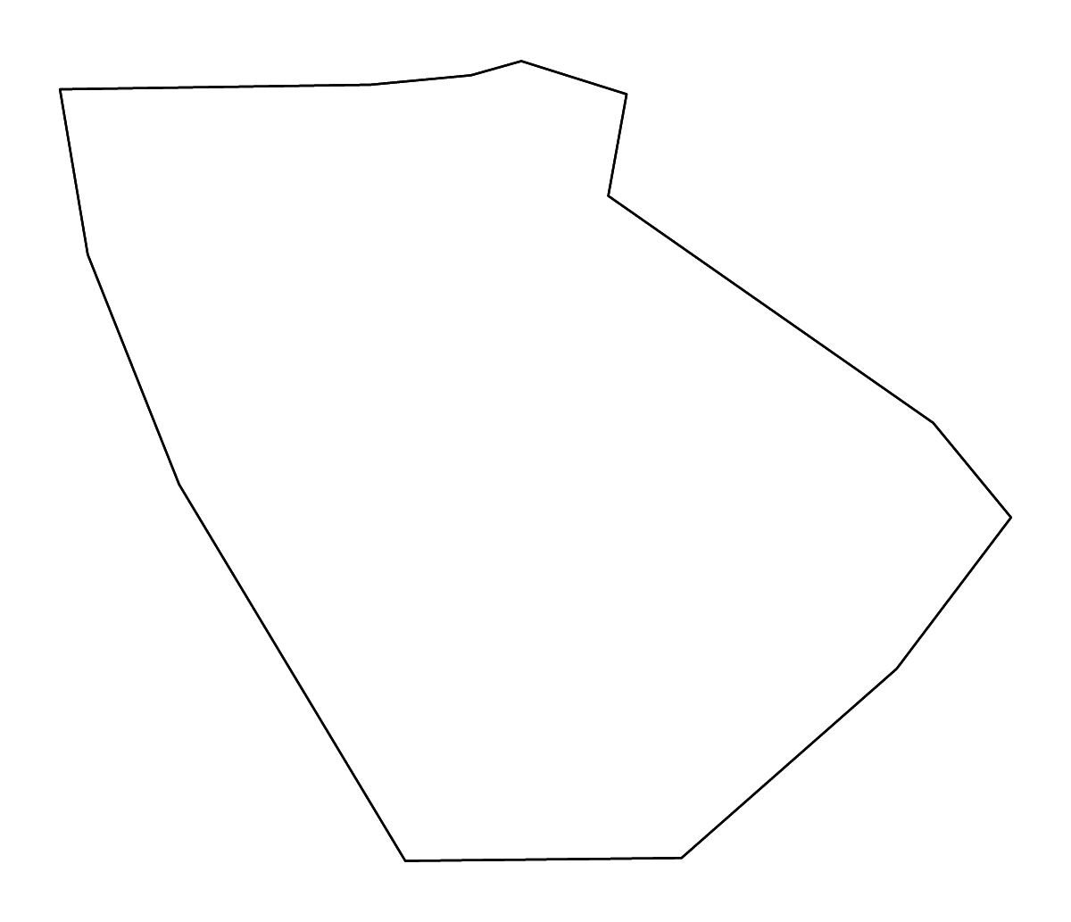 Carte de contour de Metro Manila, Philippines avec rivières.