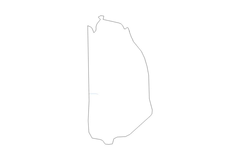 Mapa de Misamis Occidental, Philippines de tipo contorno y ríos para Asia, con contorno y ríos con límites limpios.