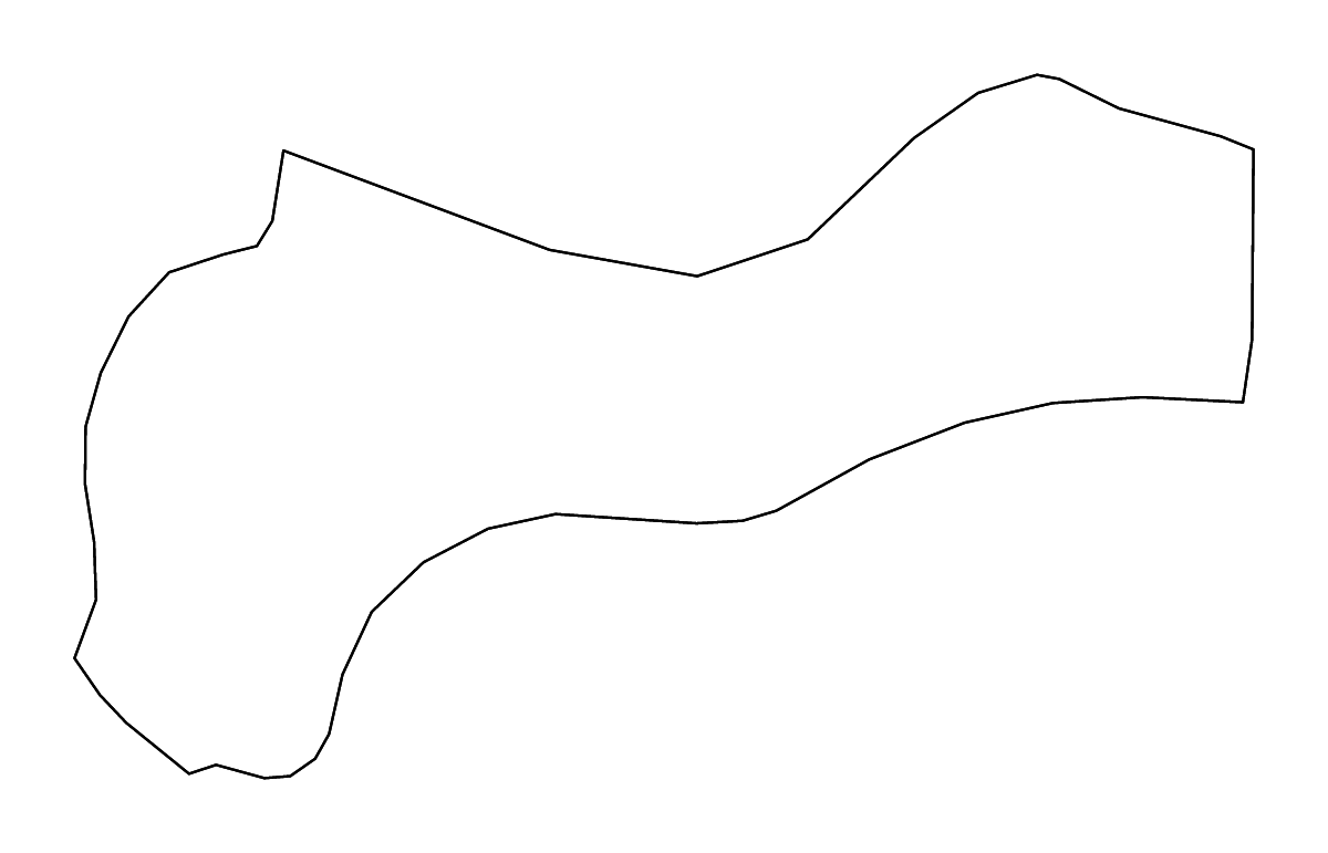 Carte de contour de Mountain, Philippines avec rivières.