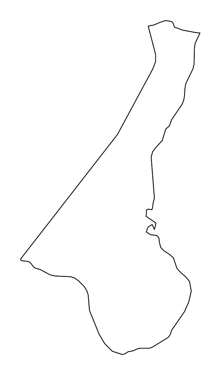 Carte de contour de Negros Oriental, Philippines avec rivières.