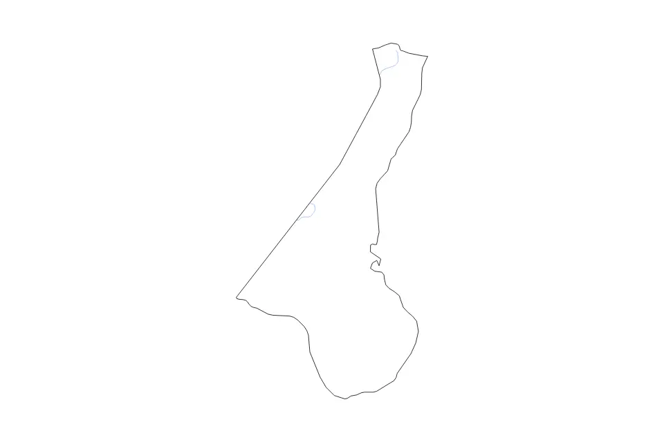 Carte de Negros Oriental, Philippines de type contour et rivières pour Asie, montrant contour et rivières avec des limites nettes.