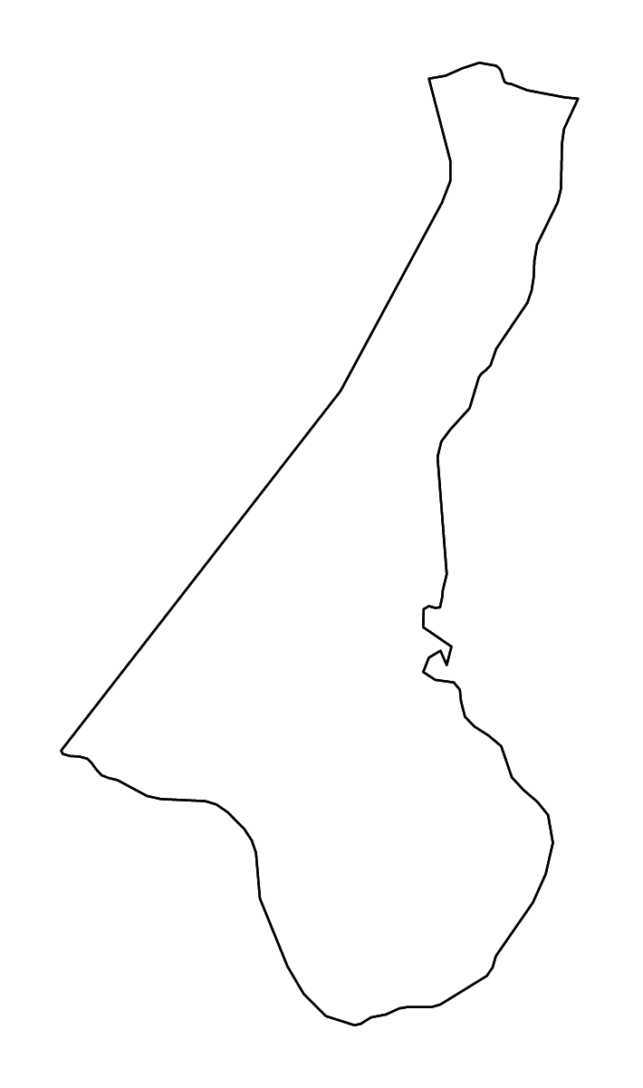 Carte de contour de Negros Oriental, Philippines avec rivières.