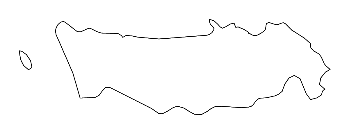 Carte de contour de Northern Samar, Philippines avec rivières.