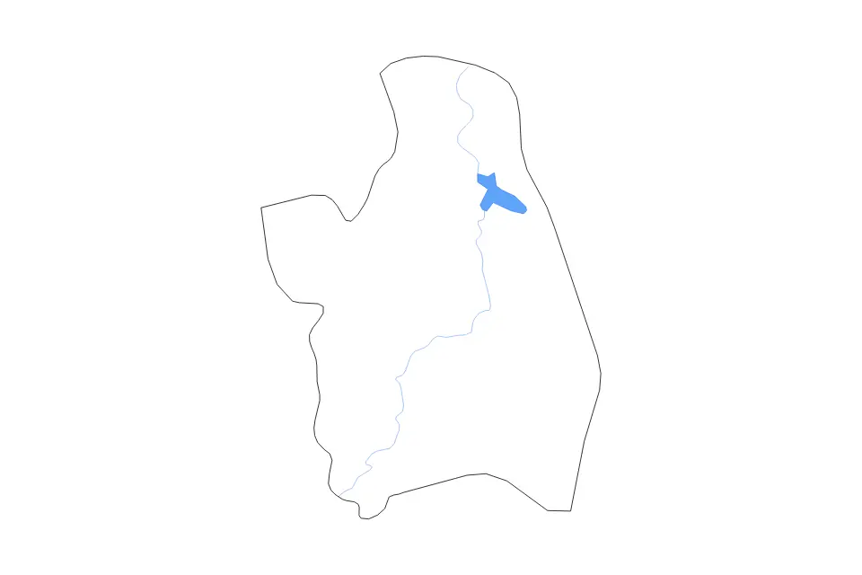 Carte de Nueva Ecija, Philippines de type contour, lacs et rivières pour Asie, montrant contour, lacs et rivières avec des éléments hydrographiques comme Pantabangan Reservoir.