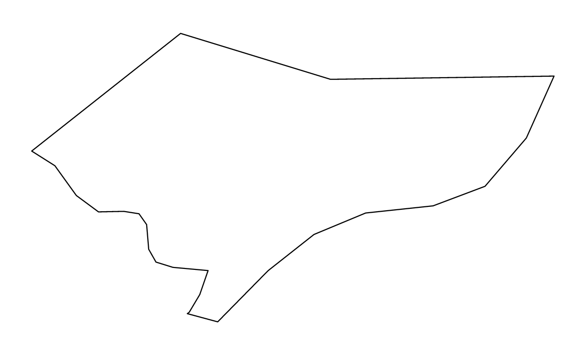Mapa de contorno de Olongapo, Philippines.