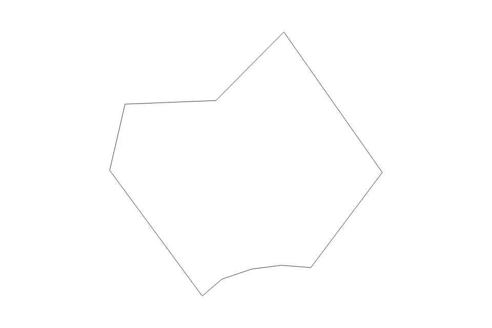 Outline map of Ormoc Independent Component City, Philippines with subdivision borders.