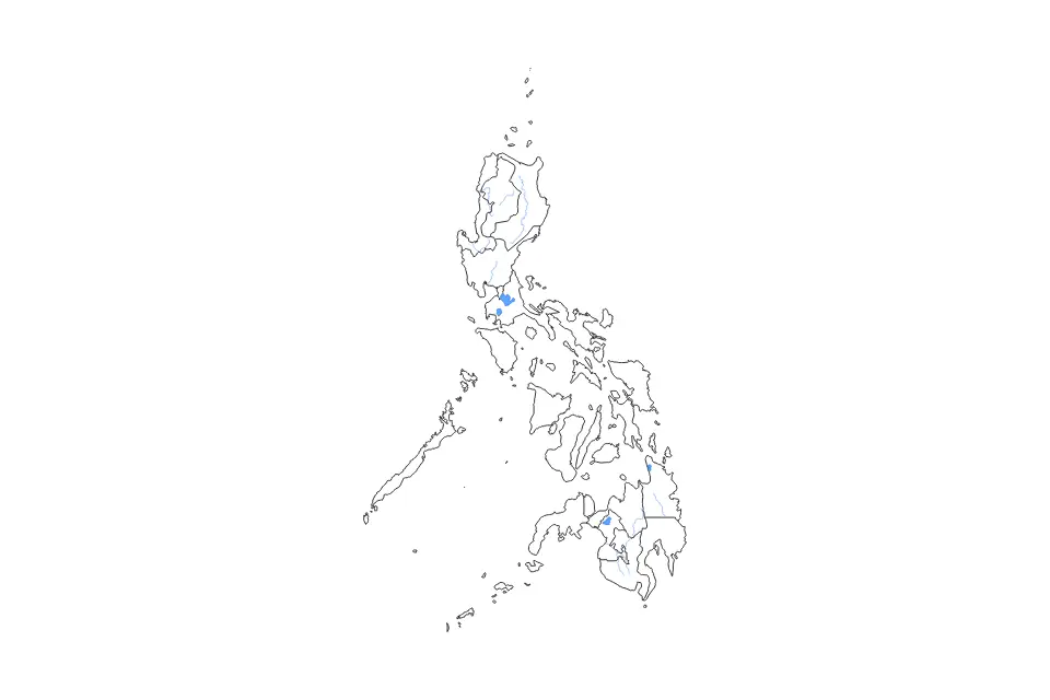 Vista previa del mapa de contorno de Philippines