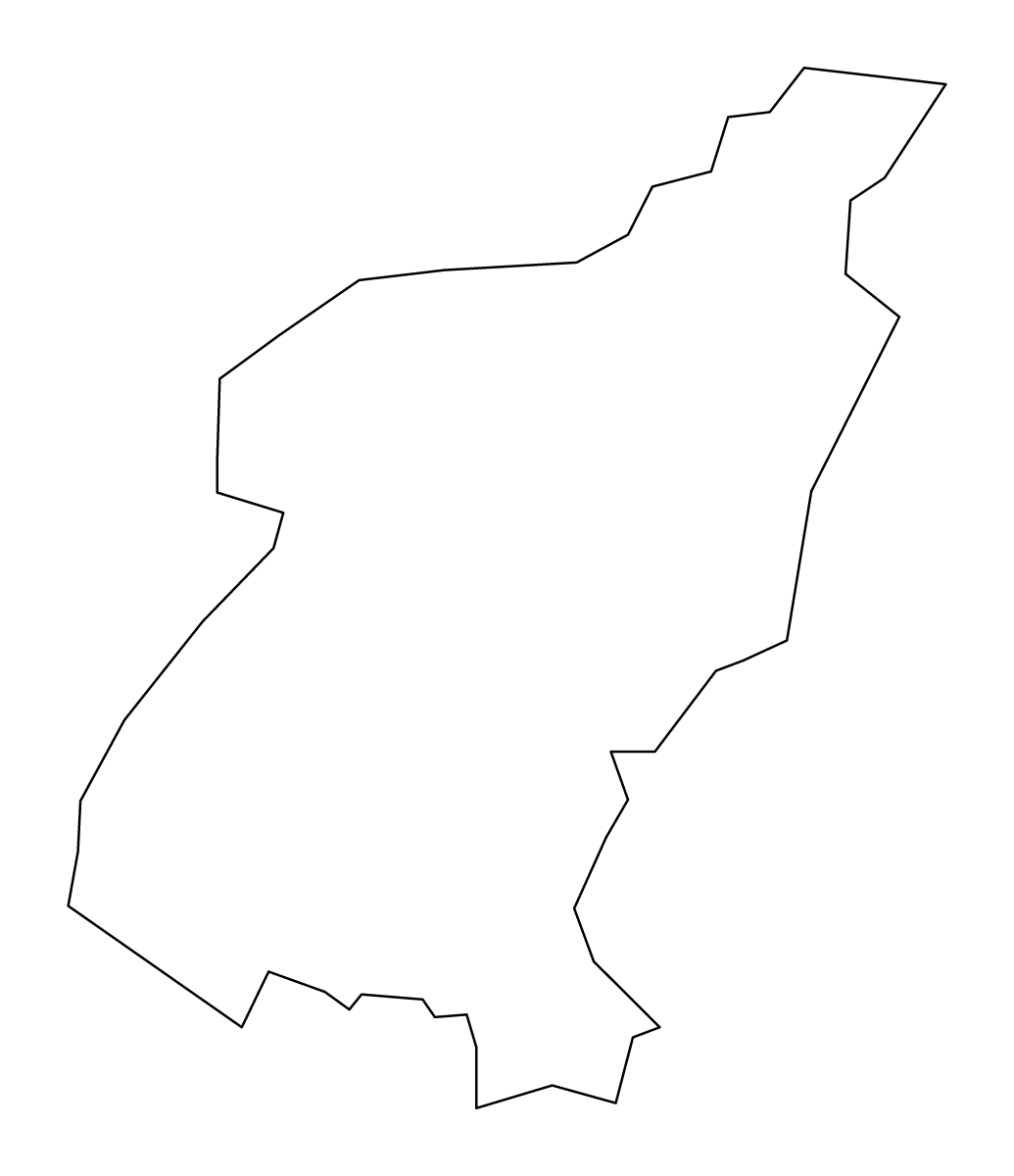 Carte de contour de Quezon City, Philippines.