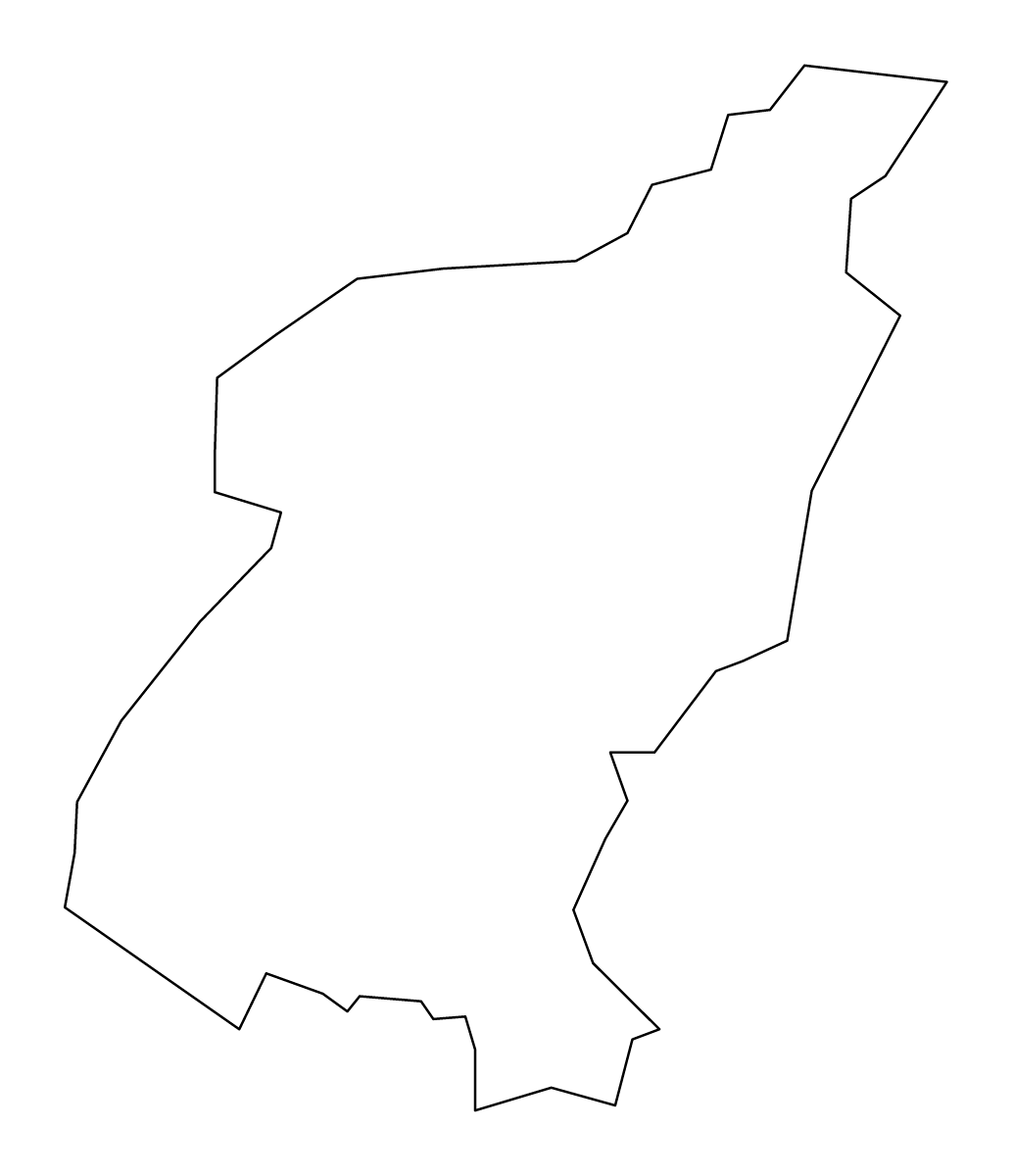 Mapa de contorno de Quezon City, Philippines.