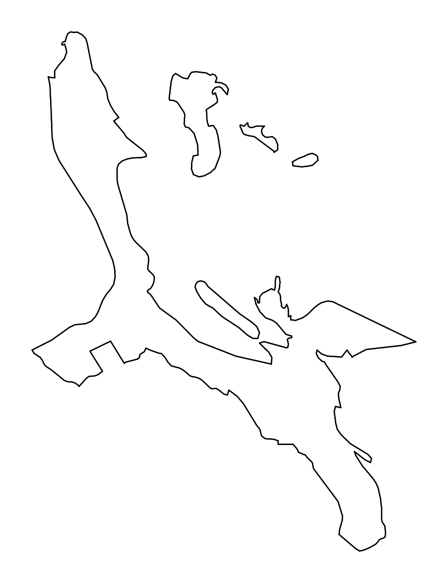 Carte de contour de Quezon, Philippines avec rivières.