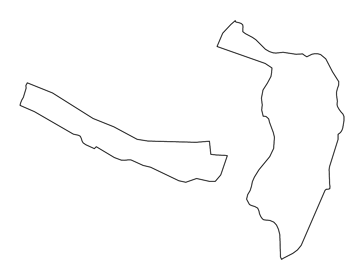Carte de contour de Sarangani, Philippines avec rivières.
