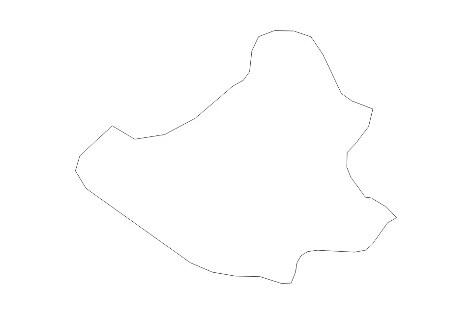 Mapa de Siquijor, Philippines de tipo contorno para Asia, con contorno con límites limpios.