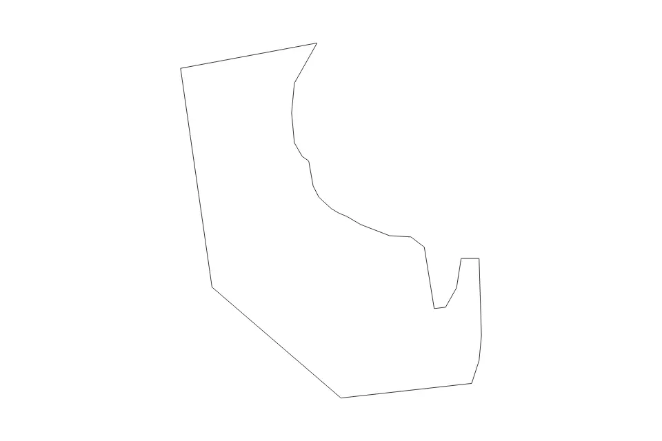 Mapa de Tacloban, Philippines de tipo contorno para Asia, con contorno con límites limpios.