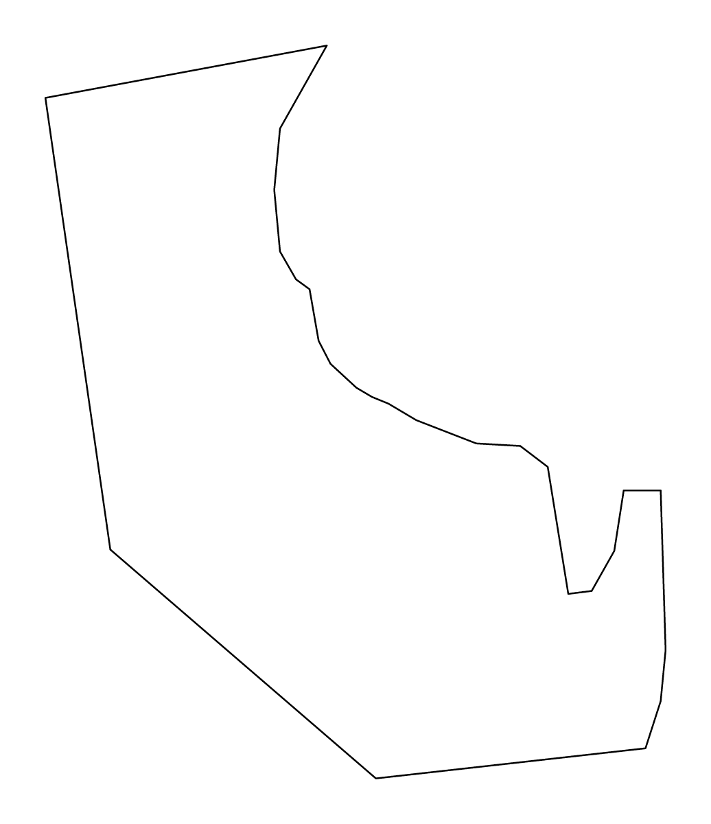 Mapa de contorno de Tacloban, Philippines.