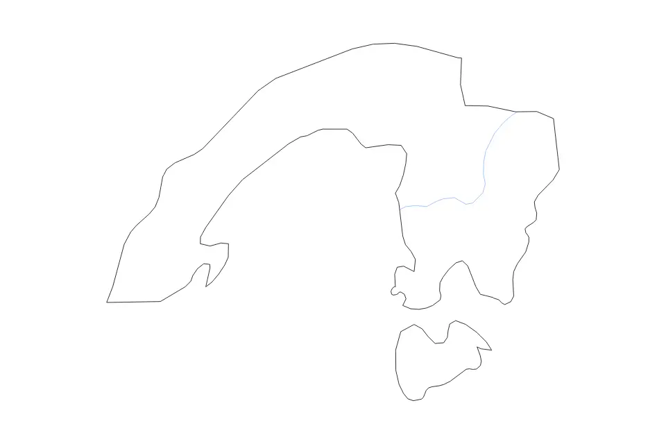 Carte de Zamboanga Sibugay, Philippines de type contour et rivières pour Asie, montrant contour et rivières avec des limites nettes.