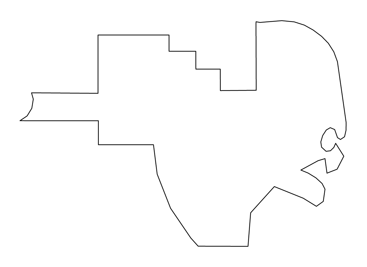 Carte de contour de Al Khor, Qatar.