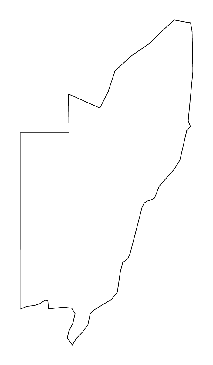 Mapa de contorno de Al Wakrah, Qatar.
