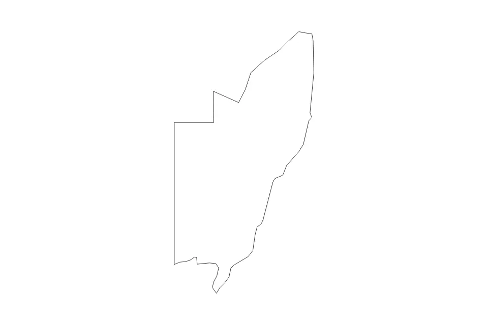 Al Wakrah outline map preview