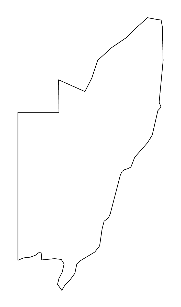 Carte de contour de Al Wakrah, Qatar.