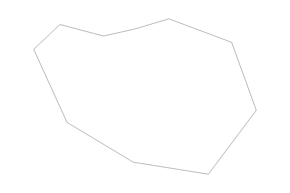 Mapa de Gwangju, Republic Of Korea de tipo contorno para Asia, con contorno con límites limpios.