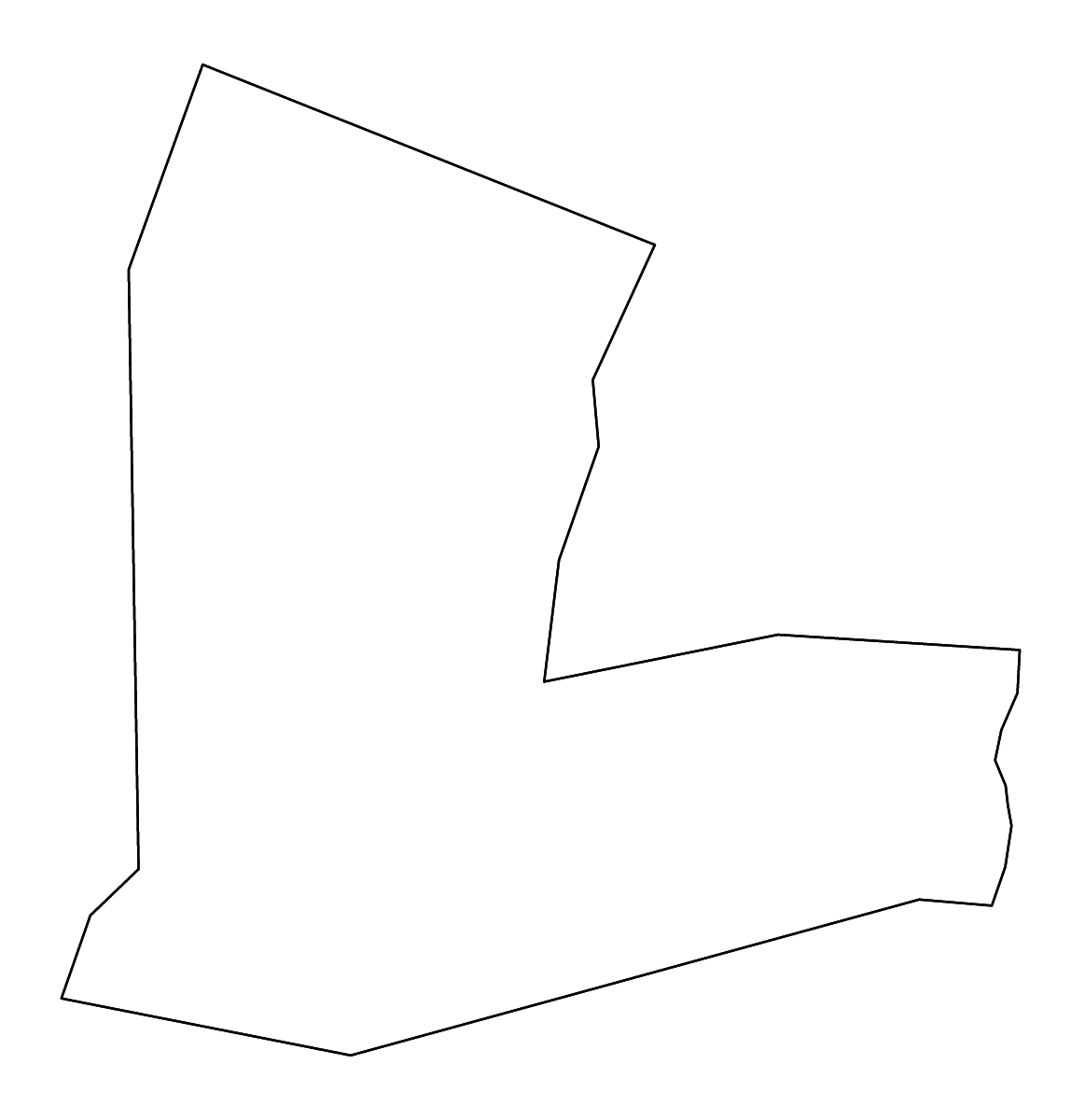 Mapa de contorno de Sejong, Republic of Korea con ríos.