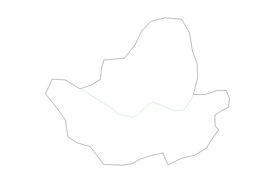 Mapa de Seoul, Republic Of Korea de tipo contorno y ríos para Asia, con contorno y ríos con límites limpios.