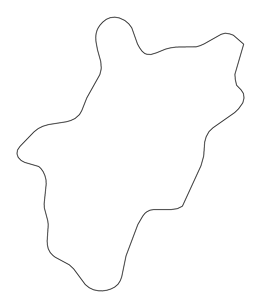 Mapa de contorno de Al-Baha, Saudi Arabia con ríos.