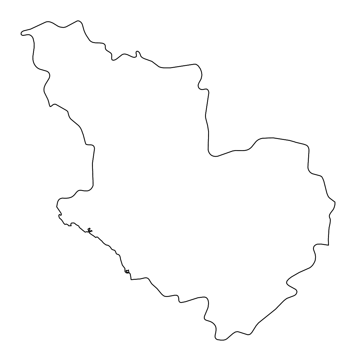 Mapa de contorno de Al Madinah, Saudi Arabia con ríos.