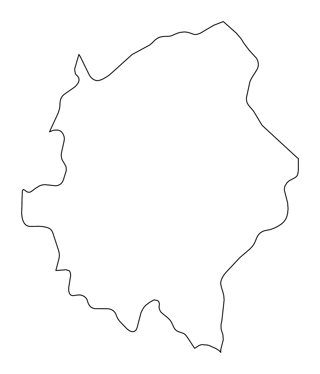 Carte de contour de 'Asir, Saudi Arabia avec rivières.