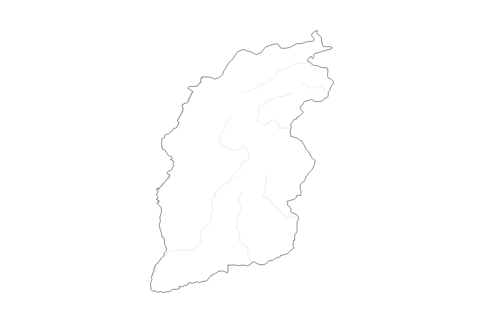 Aperçu de la carte de contour de Shanxi