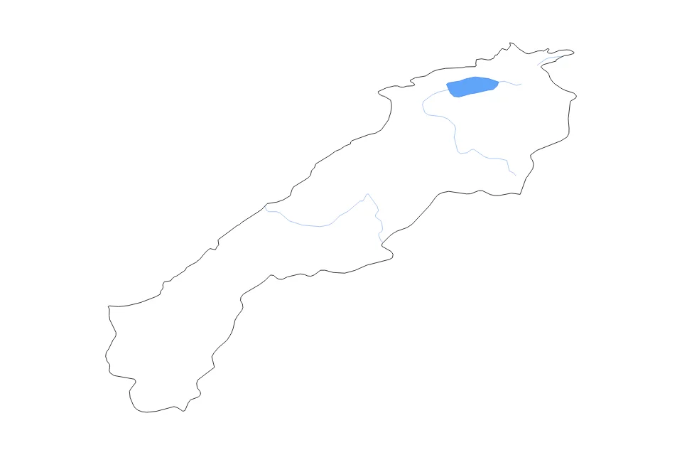 Aperçu de la carte de contour de Shimane